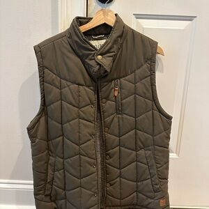 Roark Quilted Olive Vest